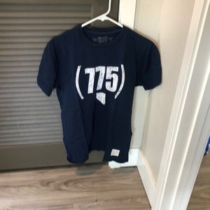 Retro brand Reno NV area code 775 navy blue mens medium sz T-shirt used mildly